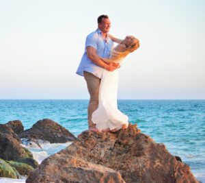 Malibu beach elopement