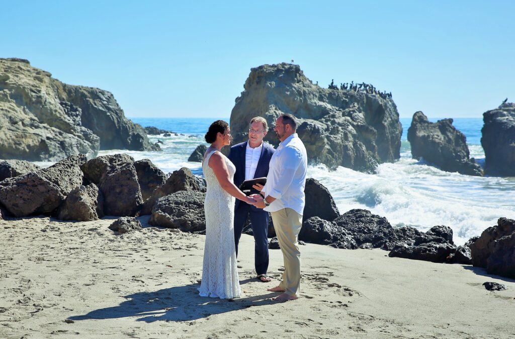 Malibu best elopements by whispering wave weddings