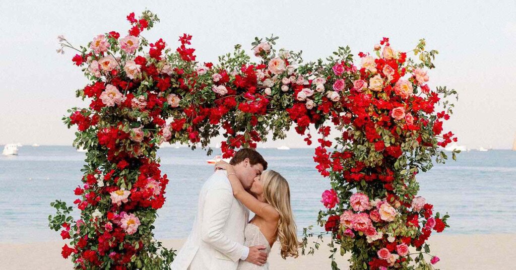 how to plan a destination wedding- wedding floral packages