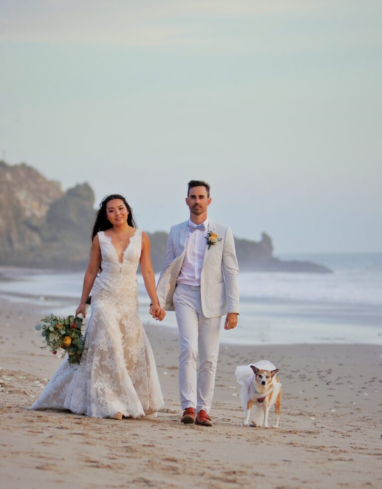 Sycamore cove beach wedding Malibu CA